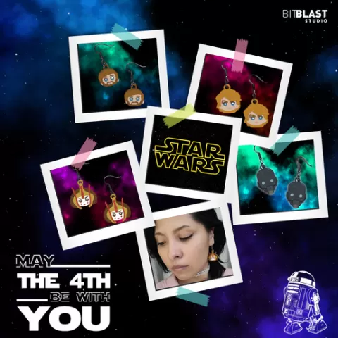 Star Wars Earrings 2