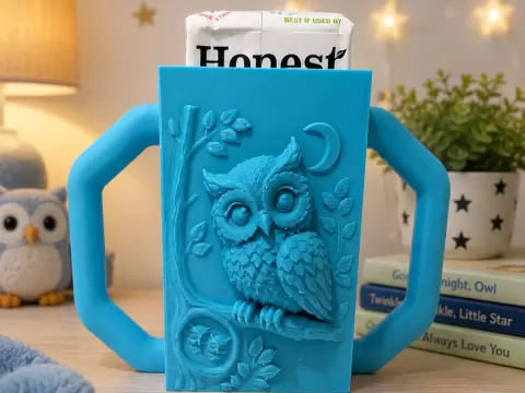 Owl Juice Box Buddy / Holder