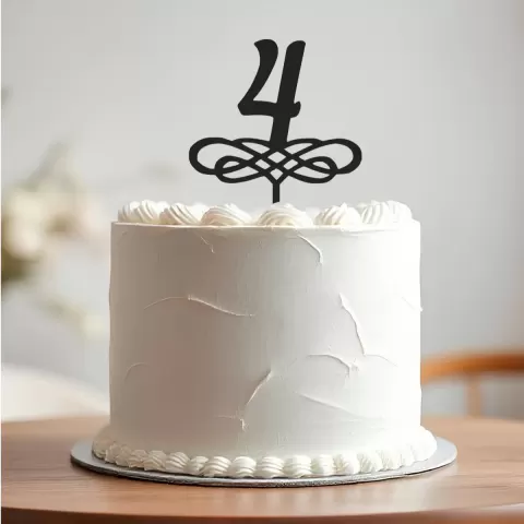 Four Cake Topper - OALPO
