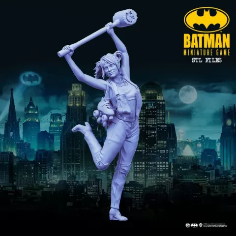HARLEY QUINN (Birds of Prey) – BATMAN MINIATURE GAME – STL FILES by Knight Models