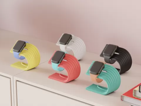 Modern Apple Watch Charging Stand. Easy Print