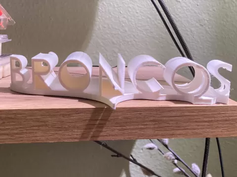 Bronco Flip Text