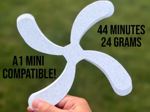 4-Wing Returning Boomerang V2 (REINFORCED VERSION)