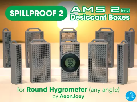 SPILLPROOF2 AMS 2 Pro Desiccant Boxes - Round