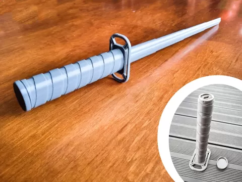 Collapsible Katana Sword (Print-in-Place)