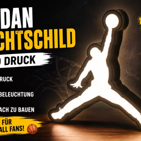 Jordan Logo Leuchtschild
