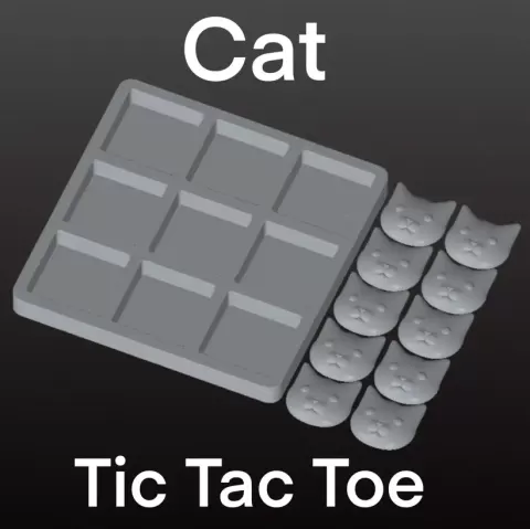 Cute cat Tic tac toe - eleanor peacemaker