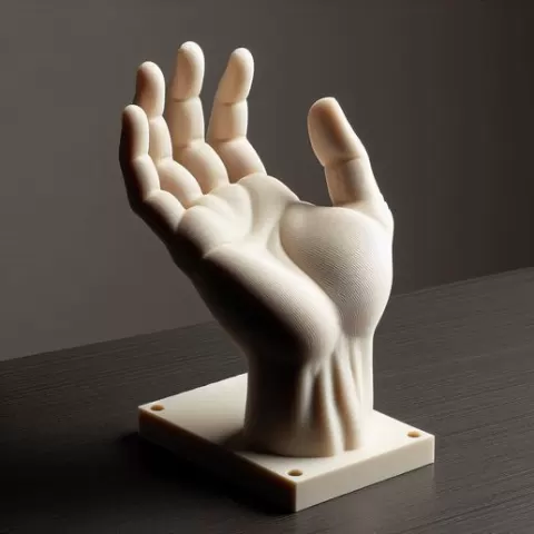 Sculptural Wall Mount Hand – Artistic Functional Form