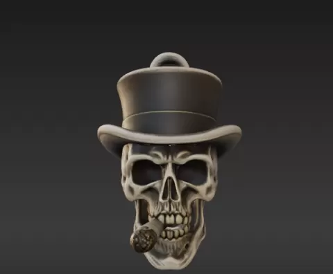 Skull Keychain