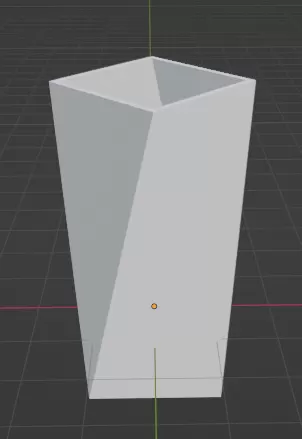 Spiral cube vase