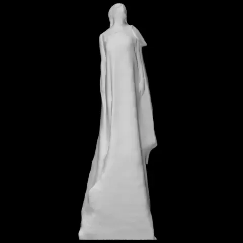 Statue for the tombstone of Mrs. Humpal-Zemanová by Scan The World