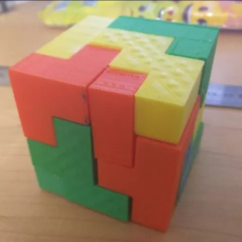 Bedlam 4x4 Puzzle Cube 60mm³ by Yuval Dascalu