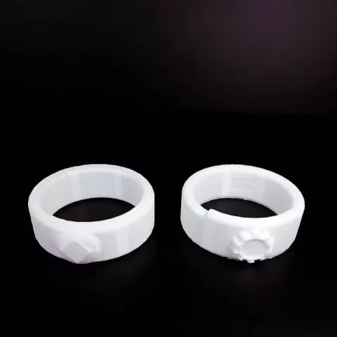 Reboot bangles by Marcus Hemsley