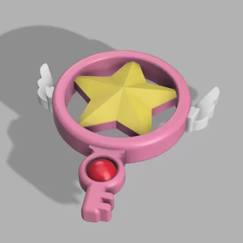 Sakura Card Captor Wand - Keychain