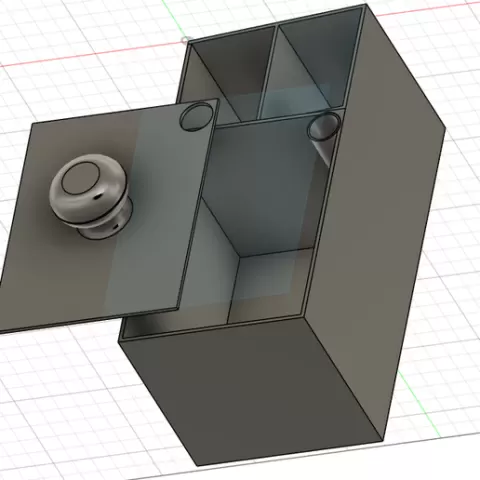remote control holder with storage box