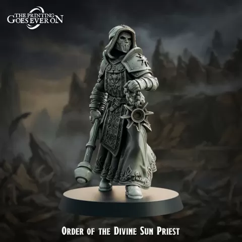 Order of the Divine Sun Priest - Presupported by The Printing Goes Ever On
