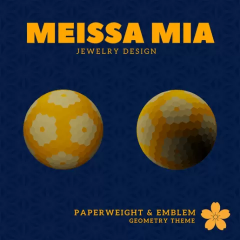 15. Dual Geodesic Icosahedron Pattern 15 Paperweight – 32. Dual Geodesic Icosahedra Paperweight and emblem - Geometric Paperweight - Sacred Geometry emblem for Home Decoration