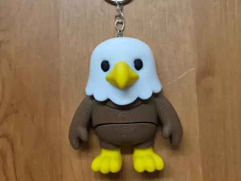 Flexi Eagle Keyring