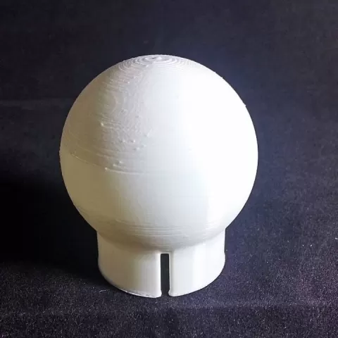 Flashlight globe diffuser by zephyrin jaros grilli
