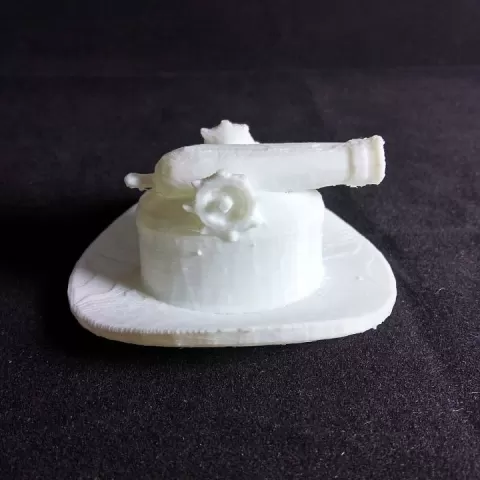 Cannon Cowboy Hat by 3DWithUs