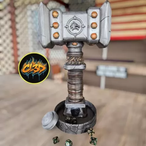 WoW Doomhammer Dice Tower