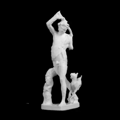 Satyr with Panther at The Cinquantenaire Museum in Brussels, Belgium by Marchal Geoffrey