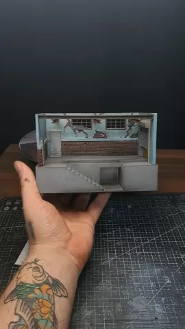 1/64 Diorama Garage ( pla )