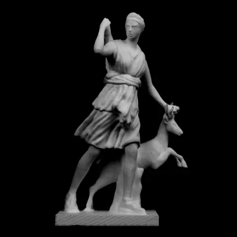Diana and Doe at The Jardin des Tuileries, Paris by Scan The World