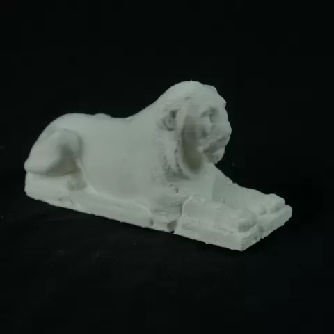 Lion at the Ny Carlsberg Glyptotek in Copenhagen, Denmark by Marchal Geoffrey