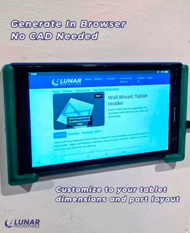 Wall Mount Tablet Holder
