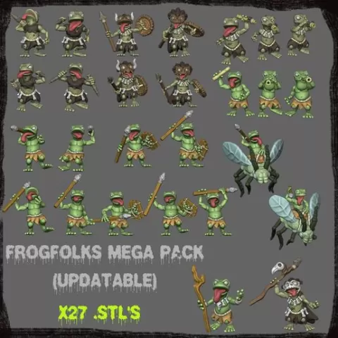 FROGFOLK / BUFFOONIDS MEGA PACK UPGRADABLE