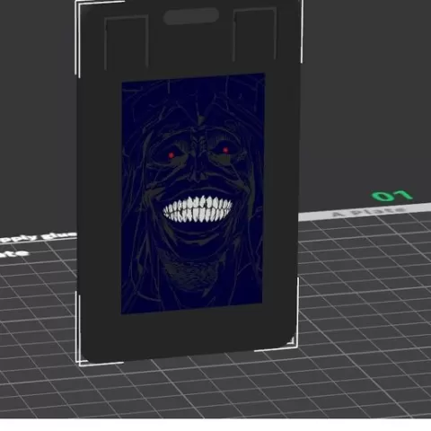 Solo leveling status badge holder