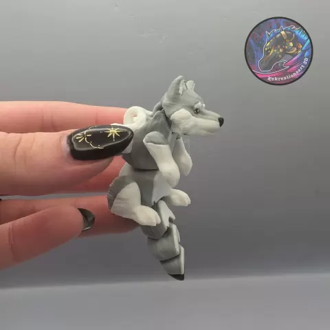 flexi scruffed wolf