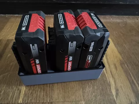 Gridinfinity Bins for 2 or 3 Bosch Expert 18V 4.0h batteries.