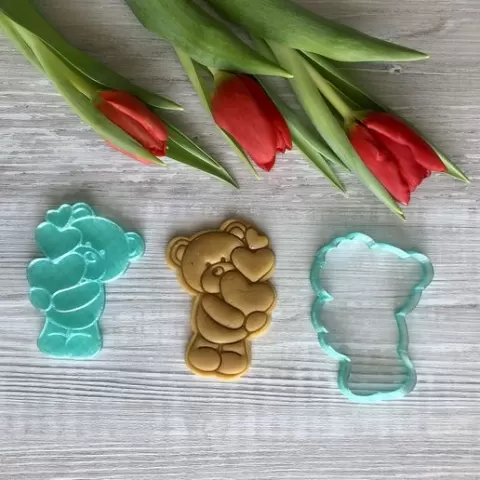 teddy bear cookie cutter