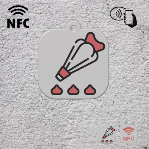 NFC Keychain Pastry Bags