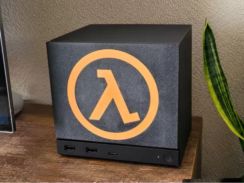 Steam Machine Plate - Half Life