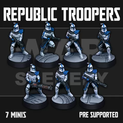 Republic Troopers by War Scenery