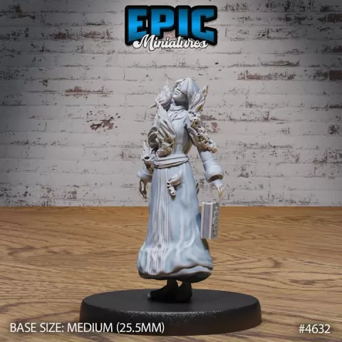 Possessed Nun Burn / Fighting Priestess / Holy Soldier / Heavenly High Guardian / Religious Order Warrior / Holy Cleric Soldier / Divine Magic Healer / Mysterious Encounter by Epic-Miniatures