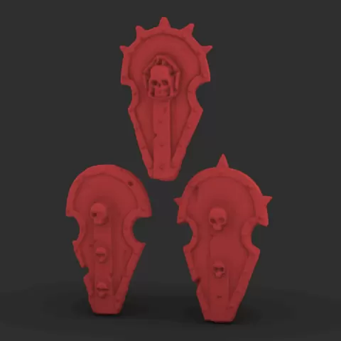 Classic Skeleton/Undead Shields (x3) by Sam