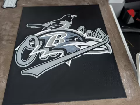Orioles Ravens HueForge (Request)
