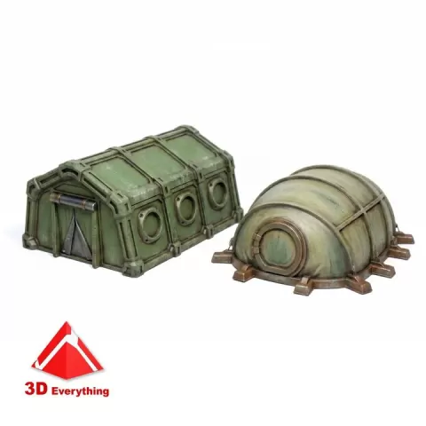 Sci-fi tents by 3D Everything