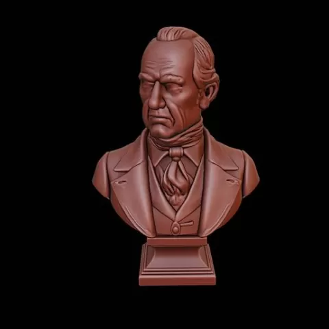 John Quincy Adams Bust