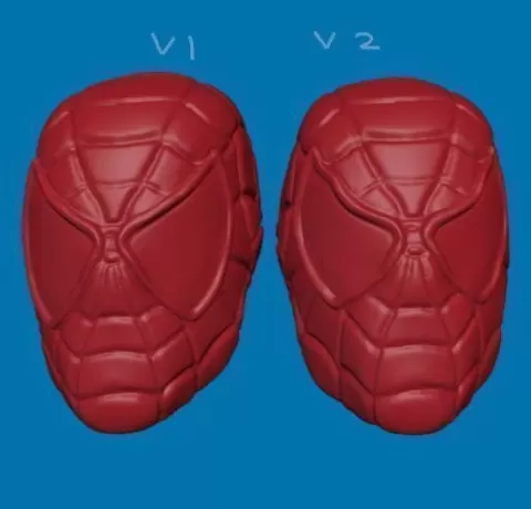 Spider-man headsculpts