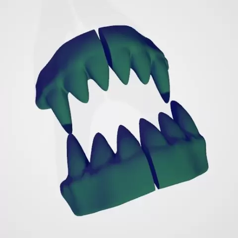 Fursuit teeth