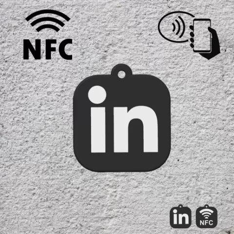 Linkedin NFC keychain