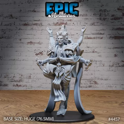 Creator God Avatar / Ancient Asian Deity / Majestic Warrior / Myth Goddess / Legendary Leader / Monk Encounter by Epic-Miniatures