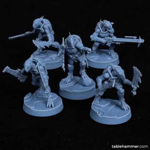 Toorts infantry squads (modular & poseable) by Tablehammer