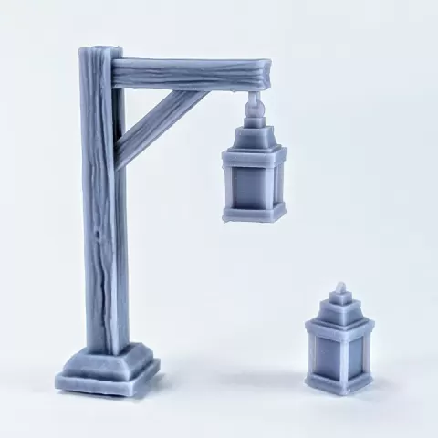 Street Lanterns by Custom Miniature Maker