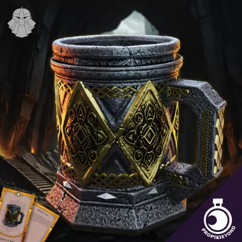 Dwarven Tankard by Props&Beyond